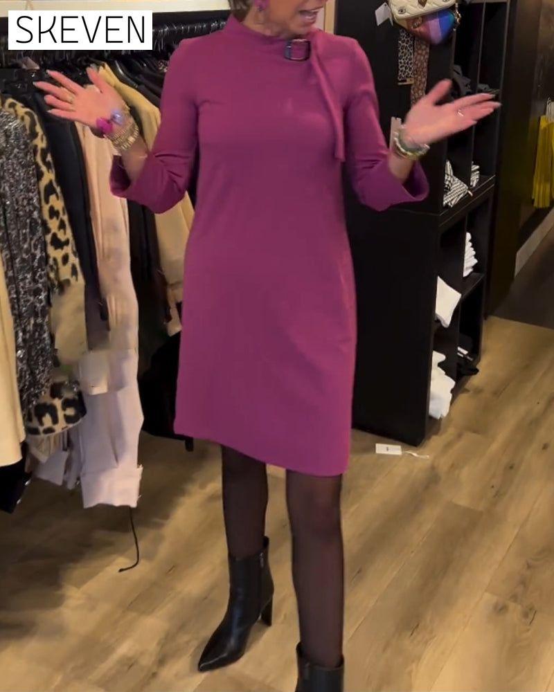 Elegant Round Neck Dress