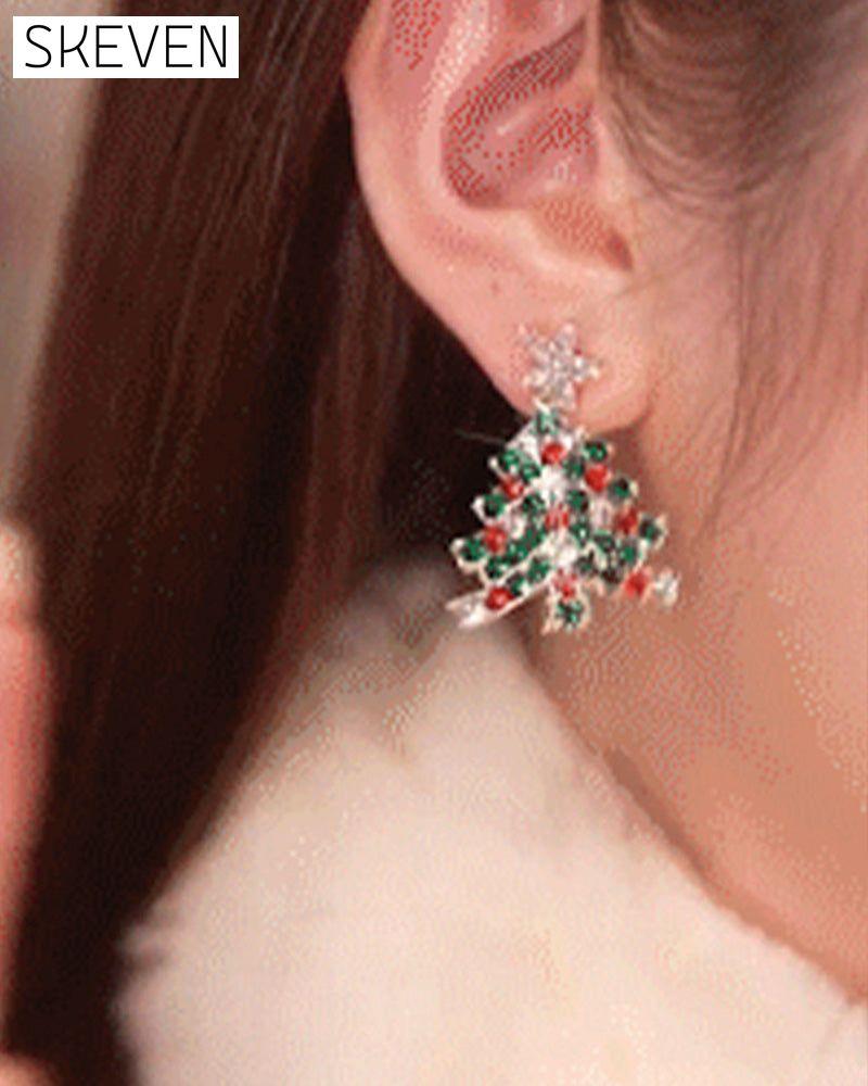 Christmas Tree Stud Earrings