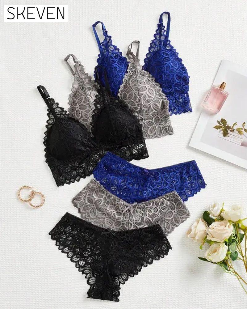 Women's Lace Romantic Underwear Set