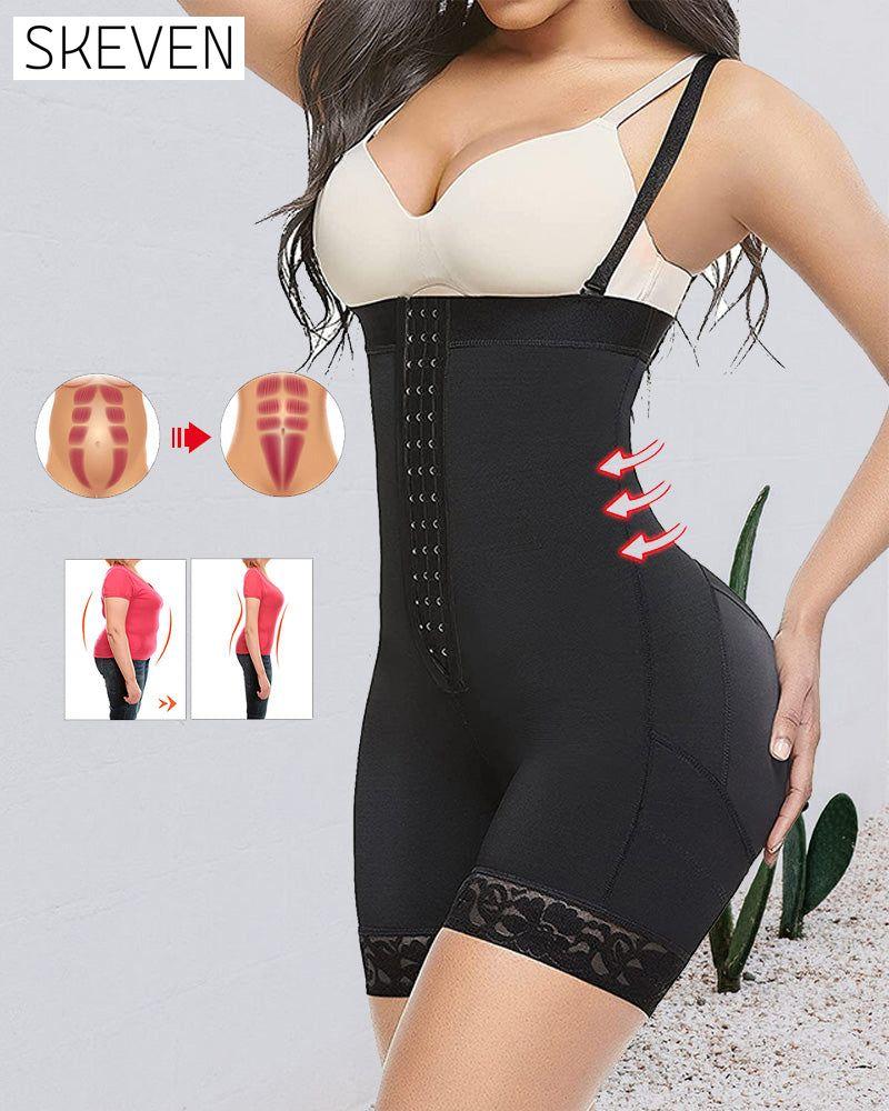 Jumpsuit mit abnehmbaren Brüsten, Bauchkontrolle und Po-Lifting