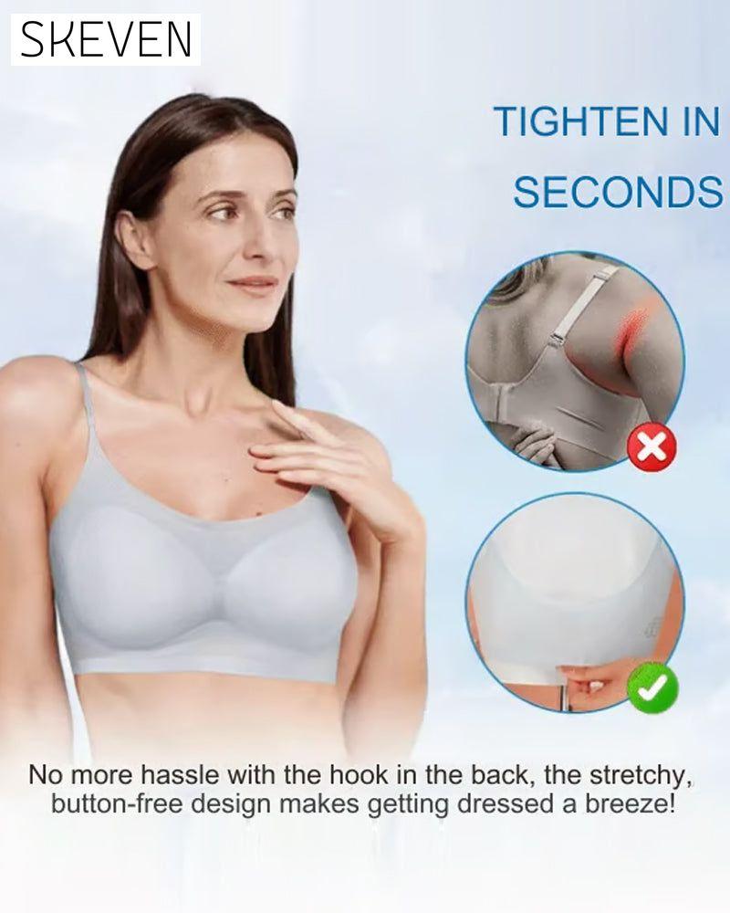 Soutien-gorge ultra-fin, sans coutures, en soie glacée, ultra confortable.