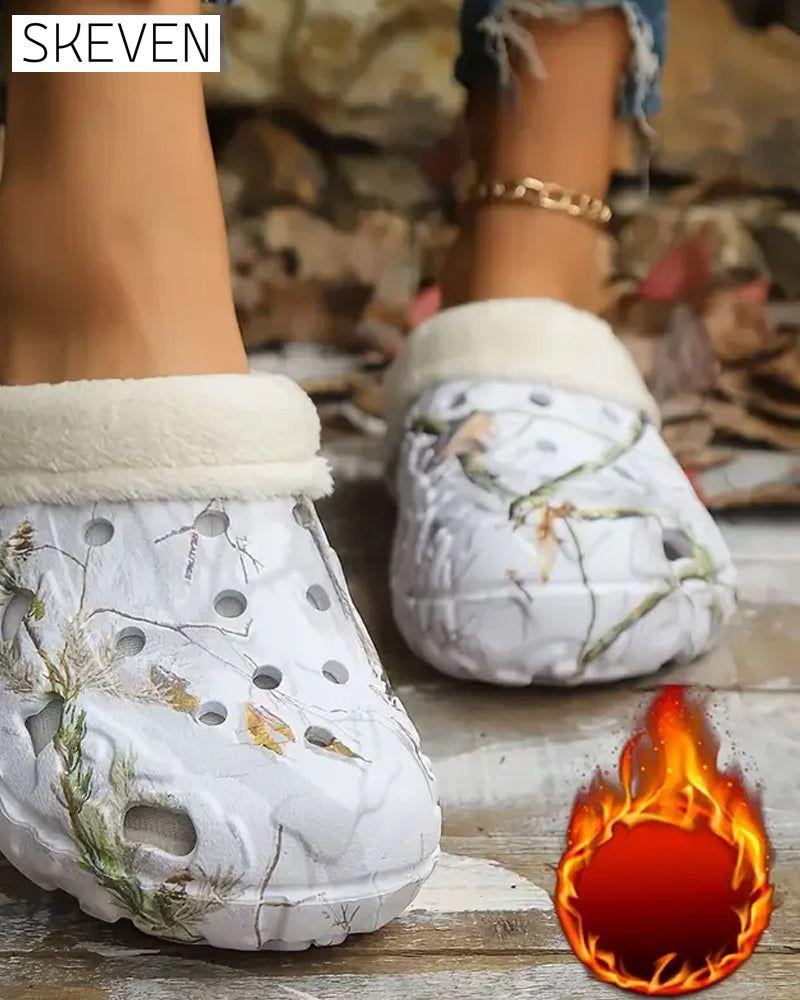 Stylish Pattern Anti-Slip Crotched Slippers