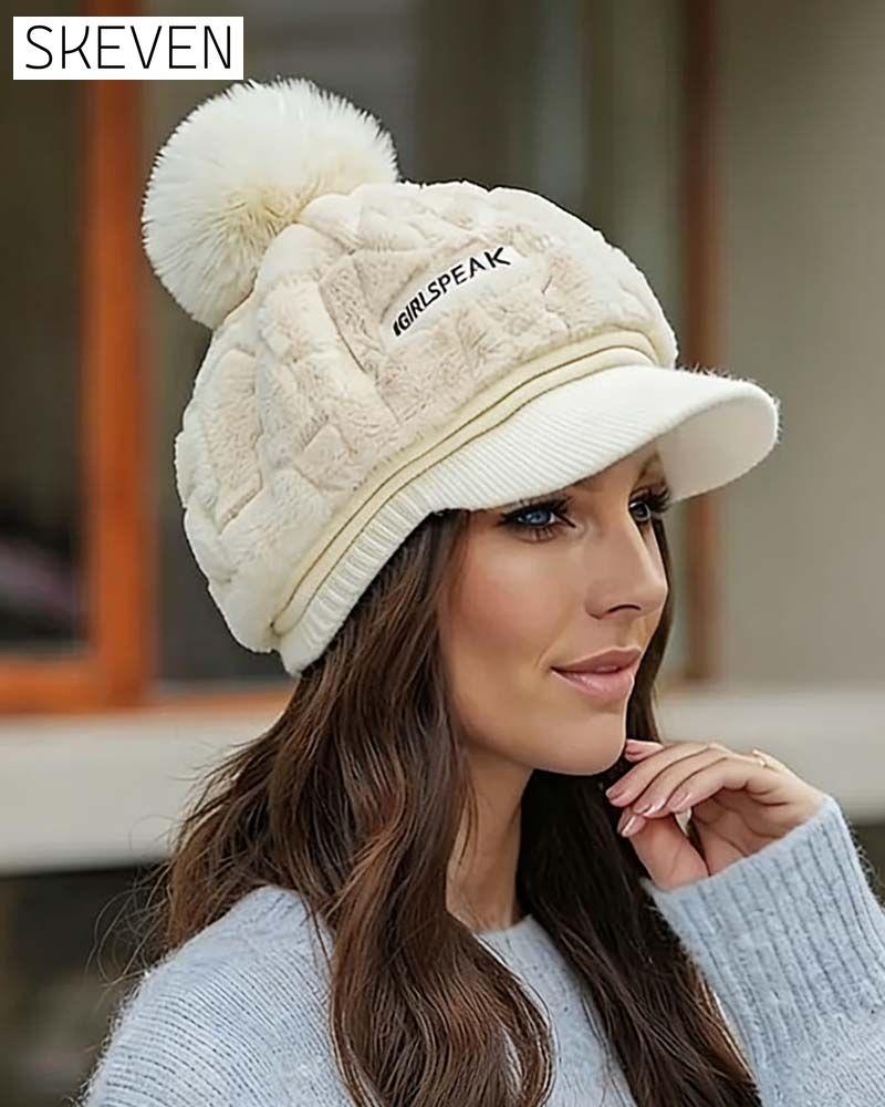 Women's Winter Short Brim Hat
