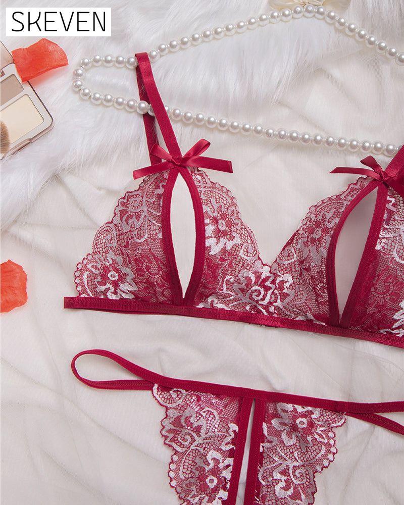 Sexy Dessous aus durchsichtiger Spitze