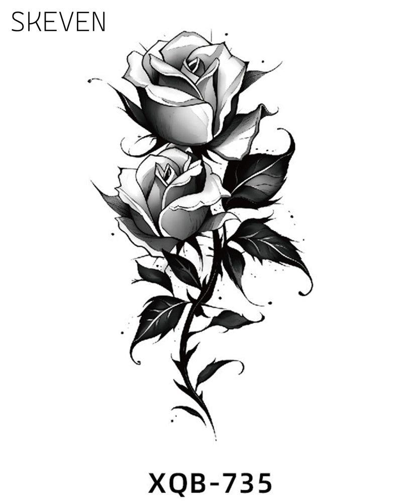 Simulation Flower Arm Tattoo Stickers