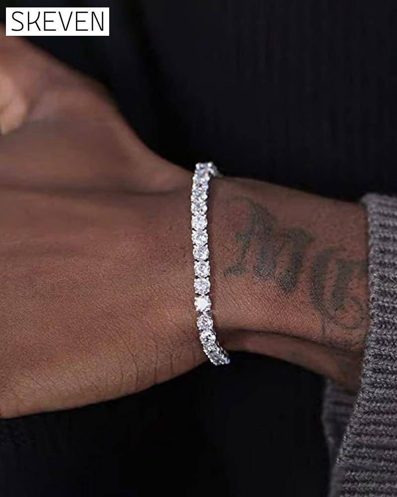 Funkelndes Moissanit-Armband