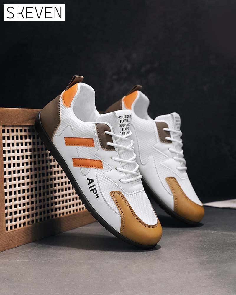 Baskets décontractées colorblock pour hommes