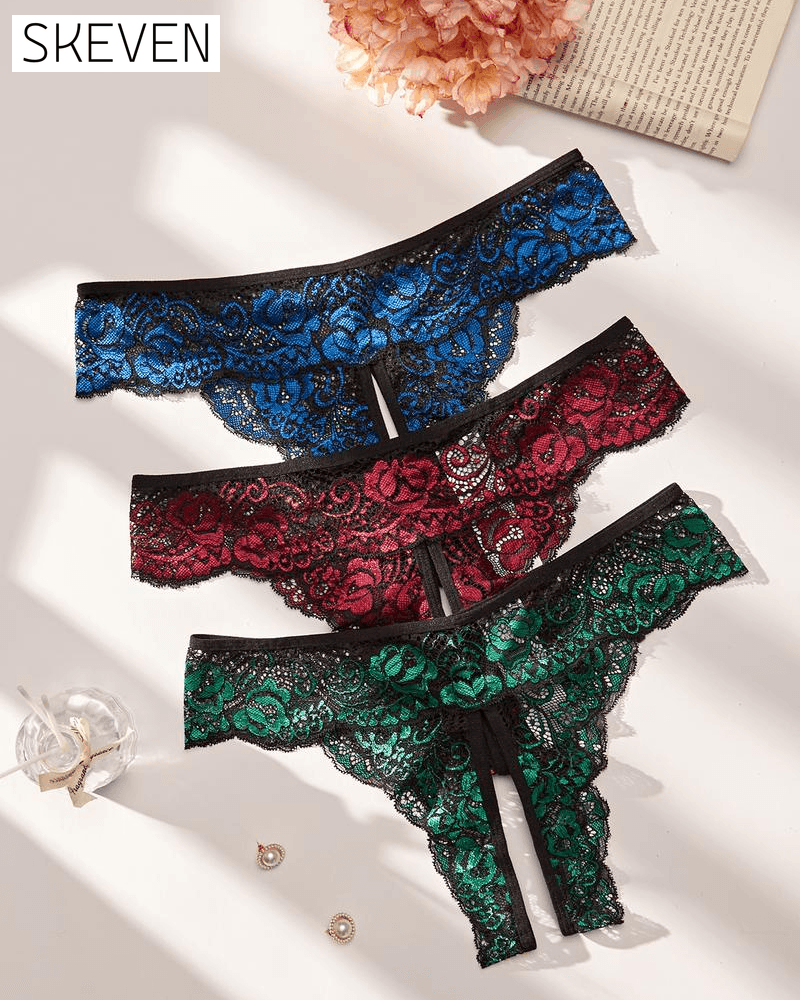 Culotte en dentelle douce, confortable et respirante pour femme, idéale en toutes saisons