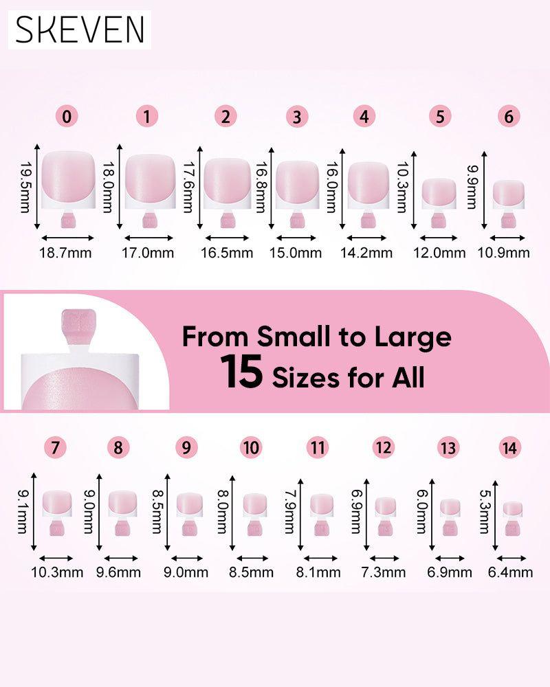 French Short Nude Toe Nails