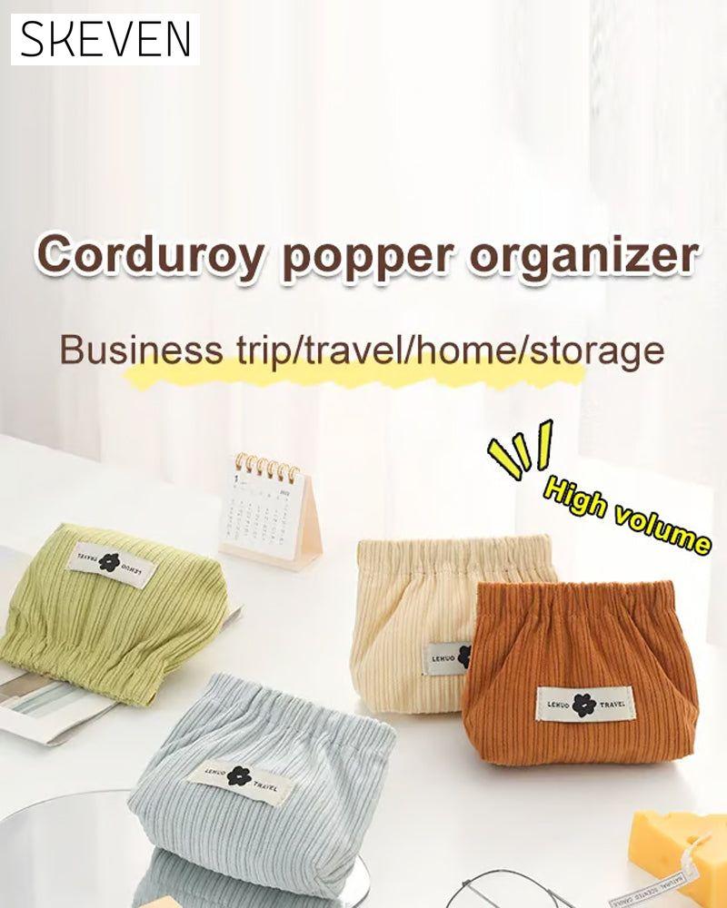 Haargummi-Organizer aus Cord 