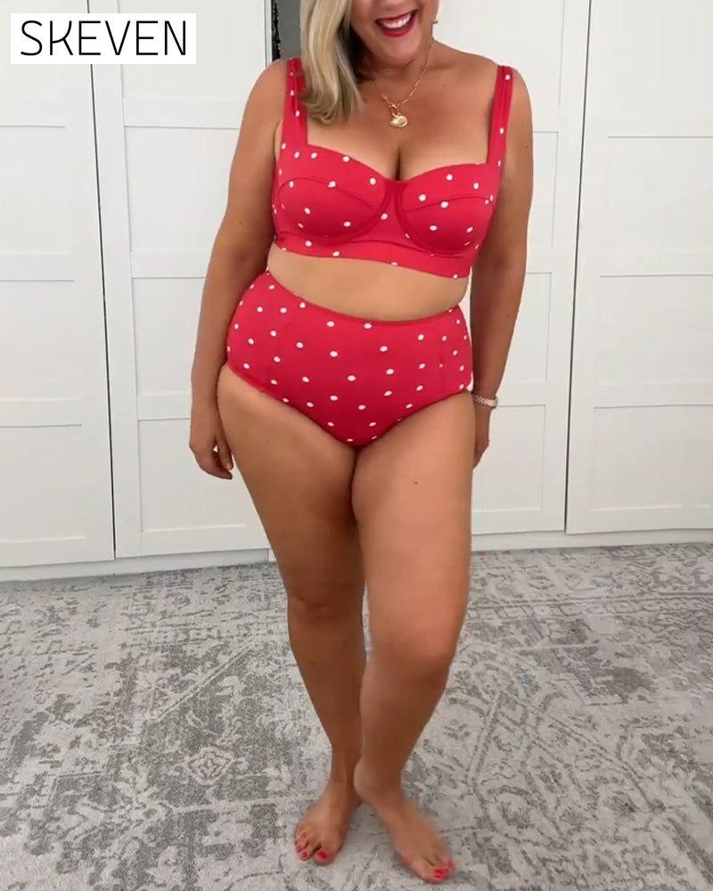 Sexy Polka Dot Two-Piece Bikini