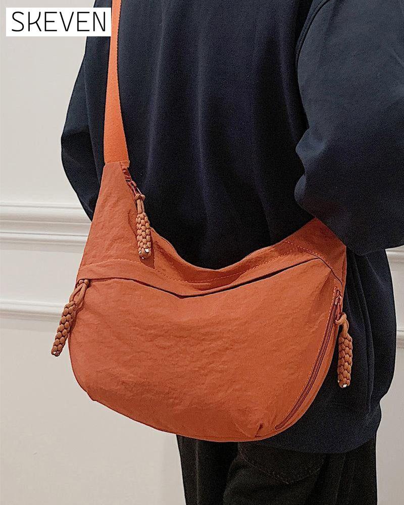 Nylon Dumpling Crossbody Bag