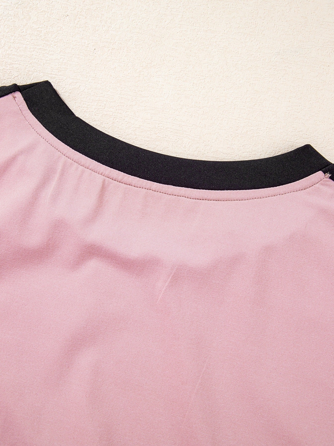 Color Block Trim 2 Tone Contrasted Tank and Pants Set