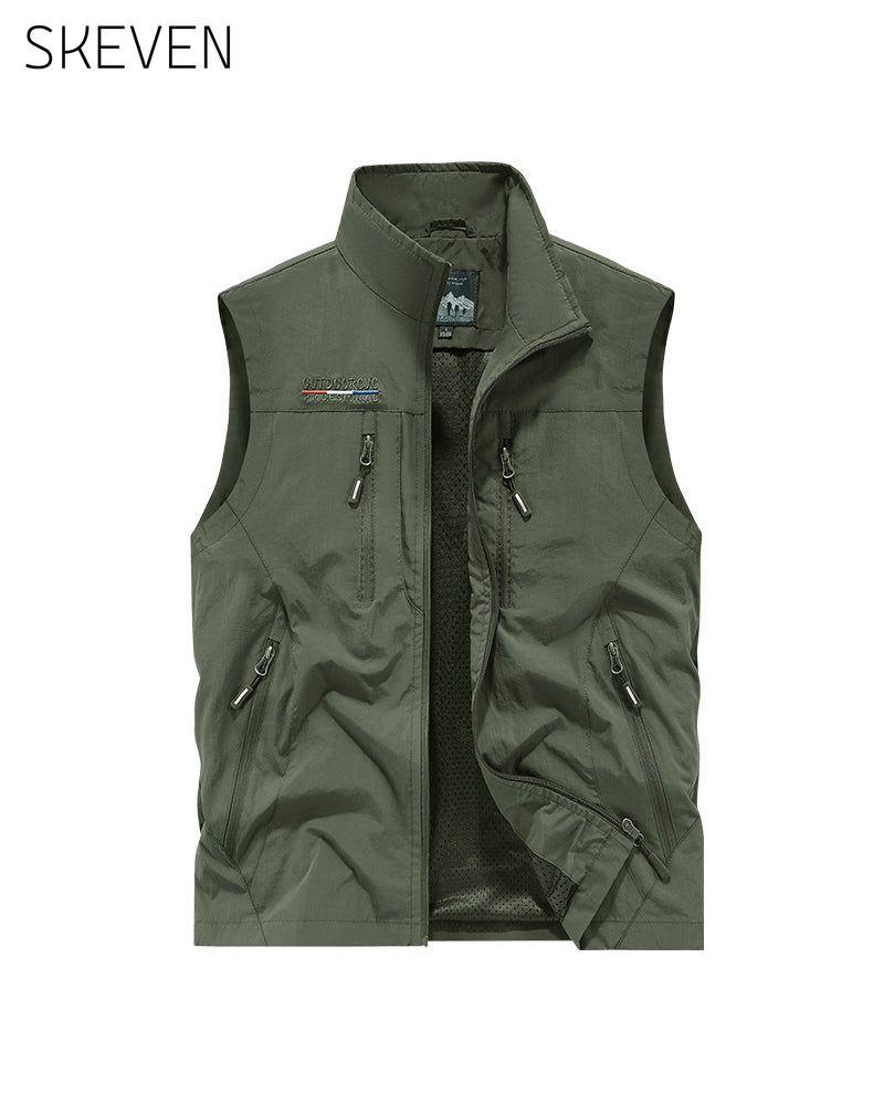 Zeitlich begrenztes Angebot – 50 % RABATT 🔥🧥 Ärmellose Herrenweste im Oversize-Schnitt mit Taschen