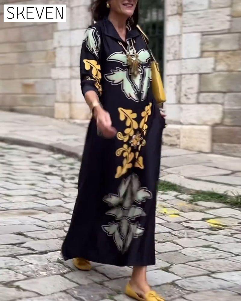Reversbedrucktes Modekleid