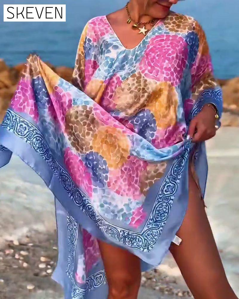 Resort Print Swimsuit Cover Up
