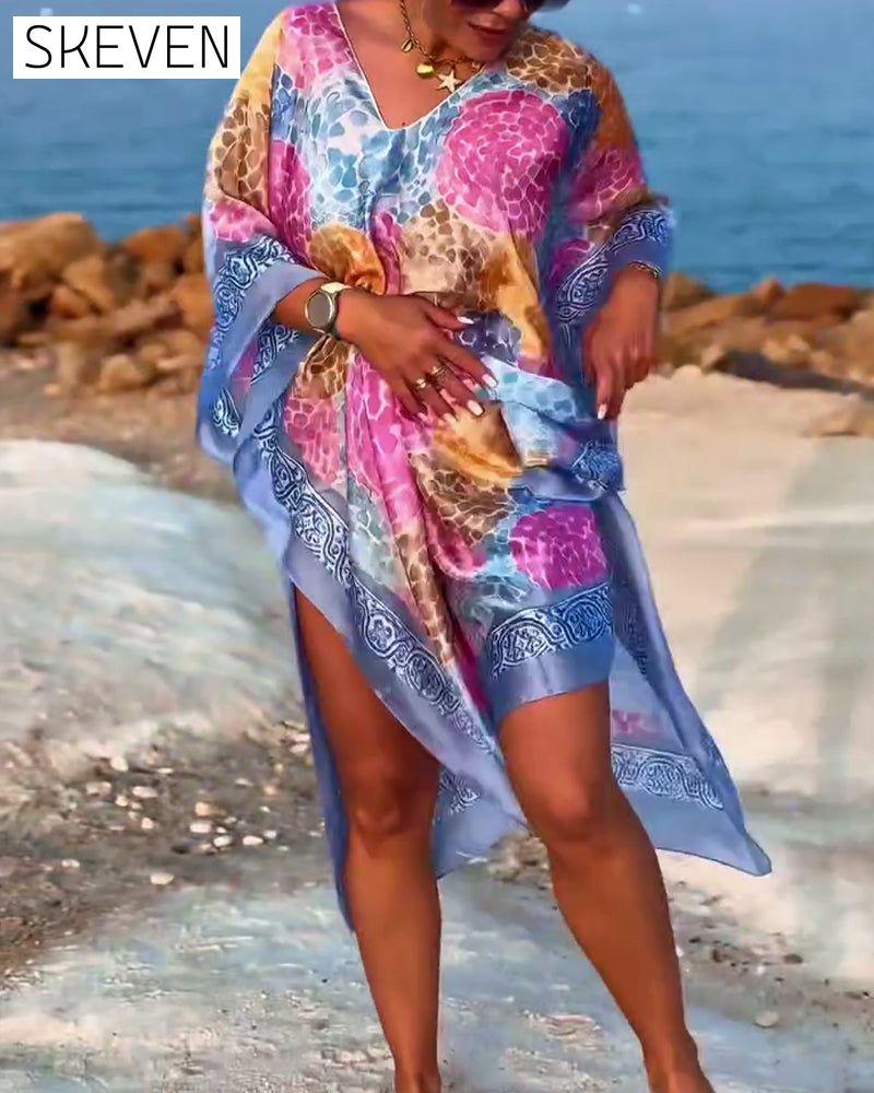 Resort Print Swimsuit Cover Up