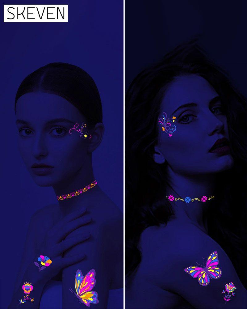 Fluorescent Tattoo Stickers