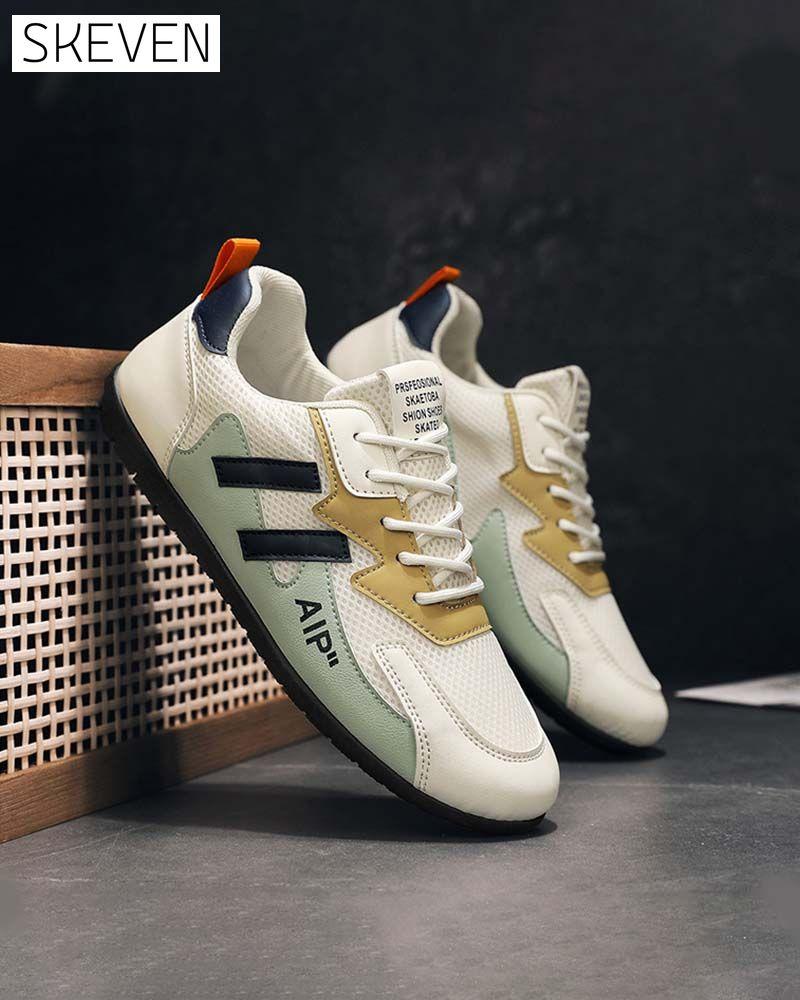 Baskets décontractées colorblock pour hommes