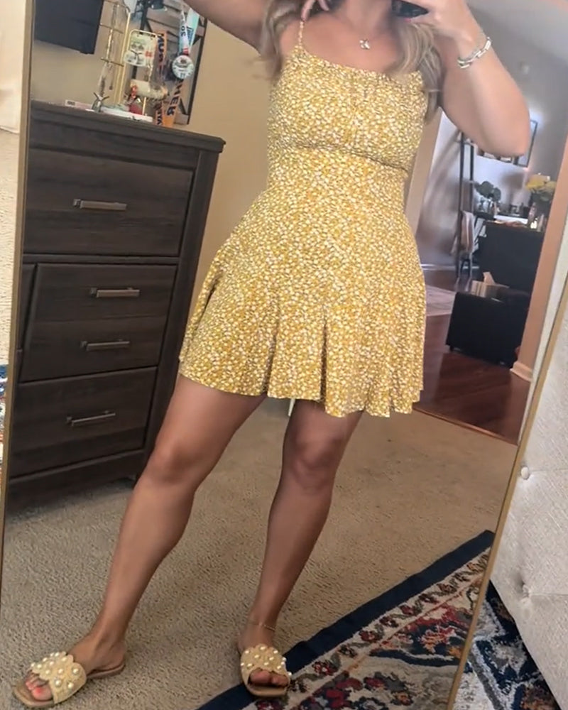 Small Polka Dot Strappy Jumpsuit