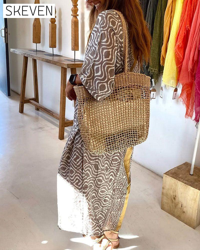Lässiges Kleid im Vintage-Stil für den Urlaub