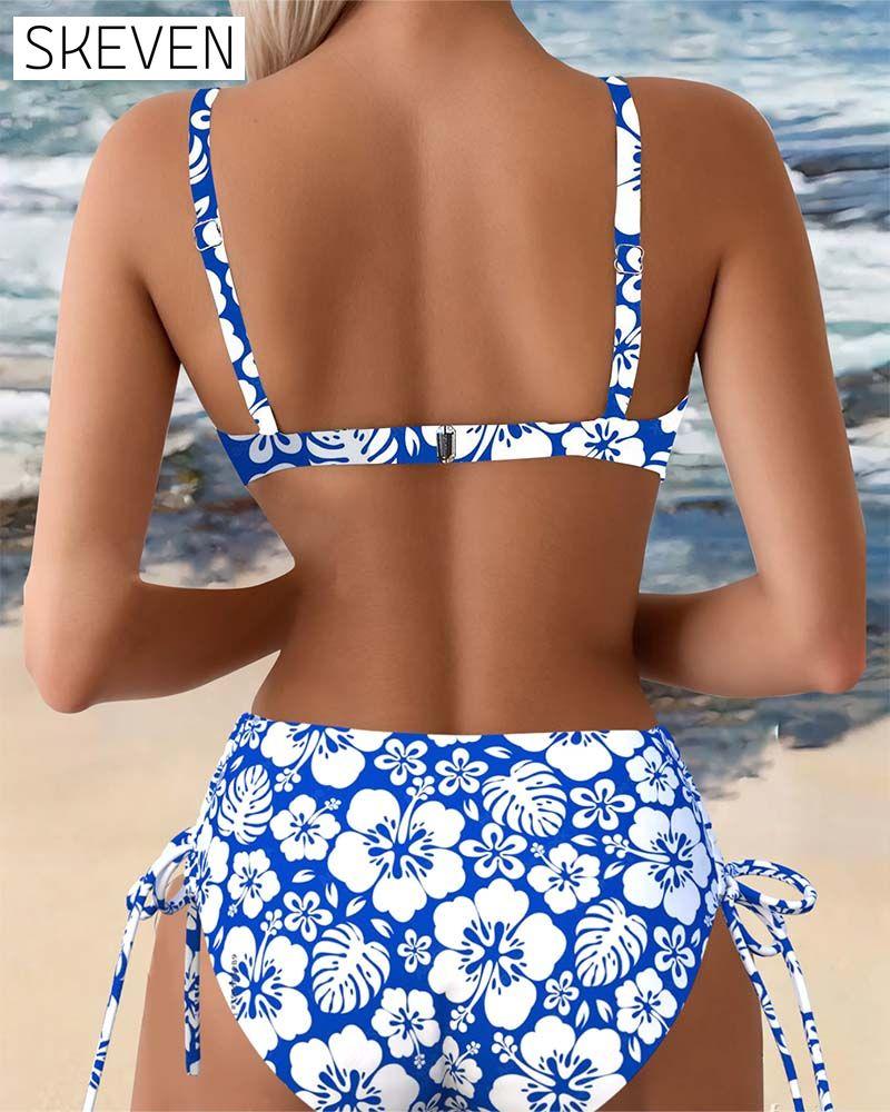 Sexy Floral Bikini Swimsuit