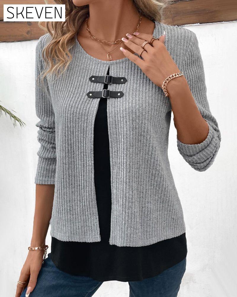 Lagenlook-Langarmtops