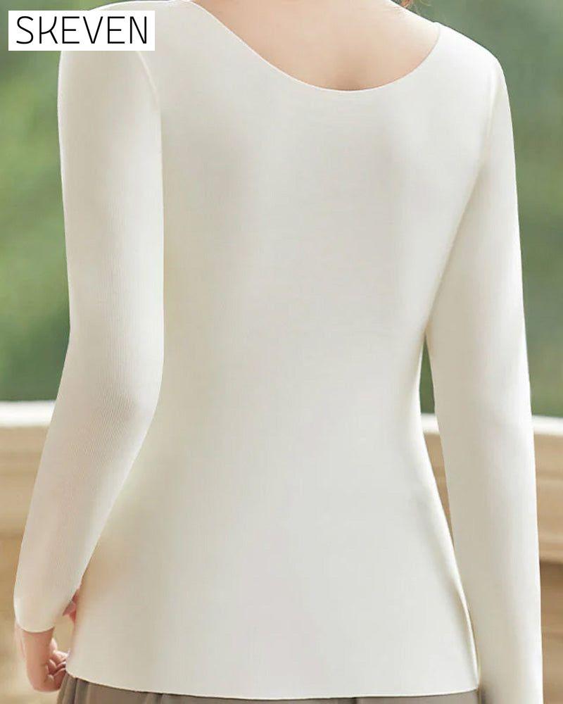Nahtloses Thermotop für Damen mit integriertem BH