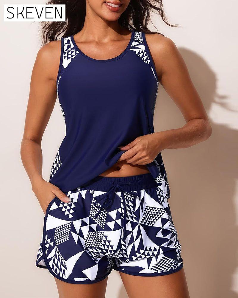 Pocket Printed Shorts Beach Bikini