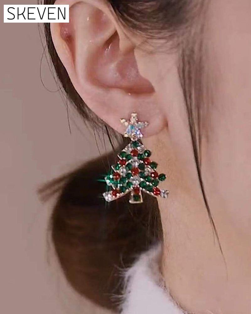 Christmas Tree Stud Earrings