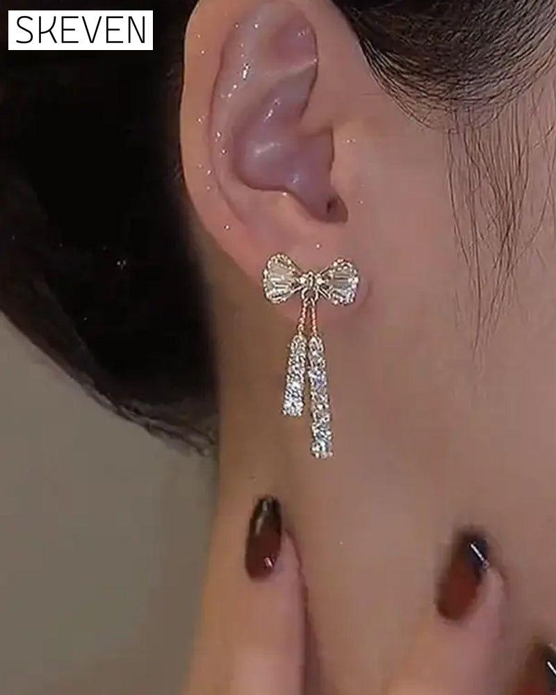 Sparkling Butterfly Earrings