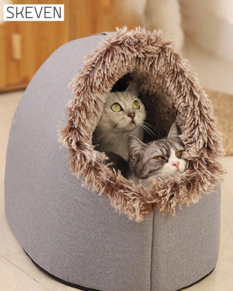 OFFWinter Warm Pet Cave Bed