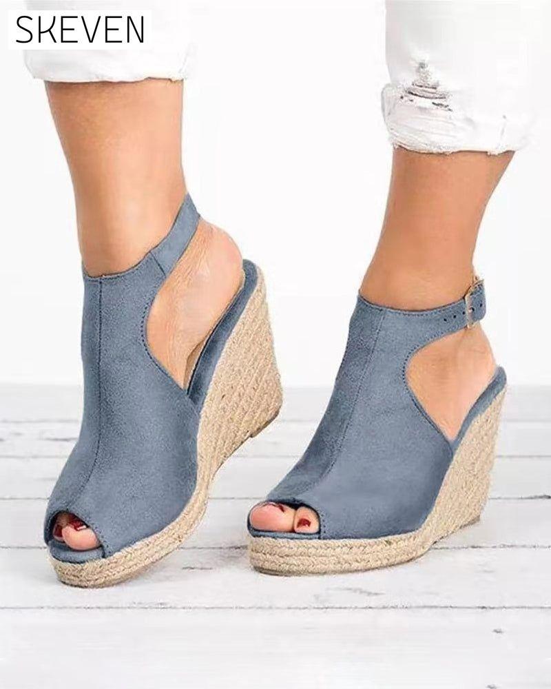 Sandales à talons hauts et bout ouvert