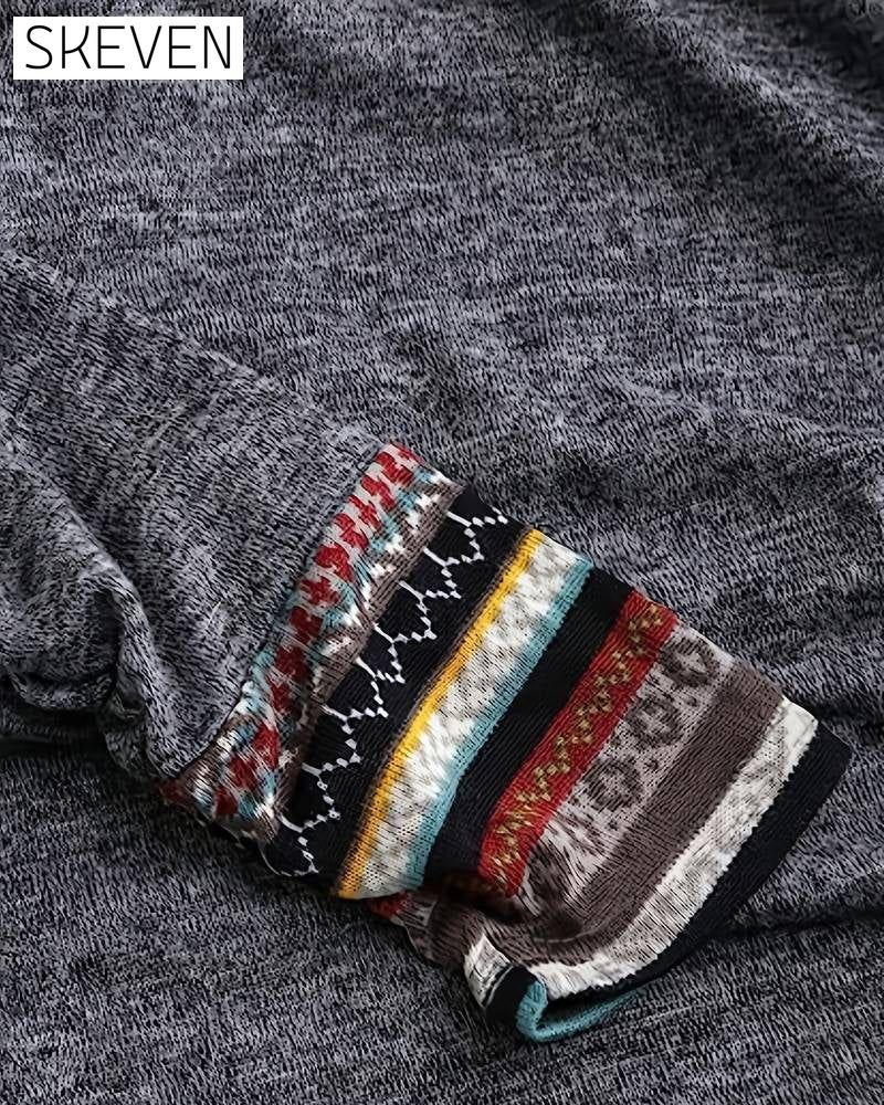 Lässiger Hoodie in Kontrastfarbe