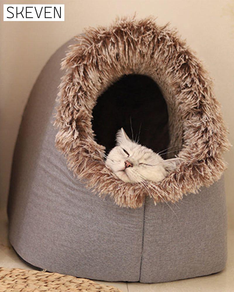 OFFWinter Warm Pet Cave Bed