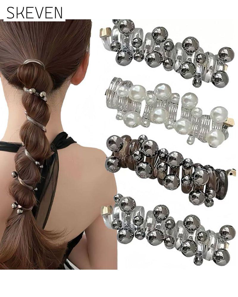 Élastiques à cheveux spiralés souples et élastiques qui n'abîment pas les cheveux