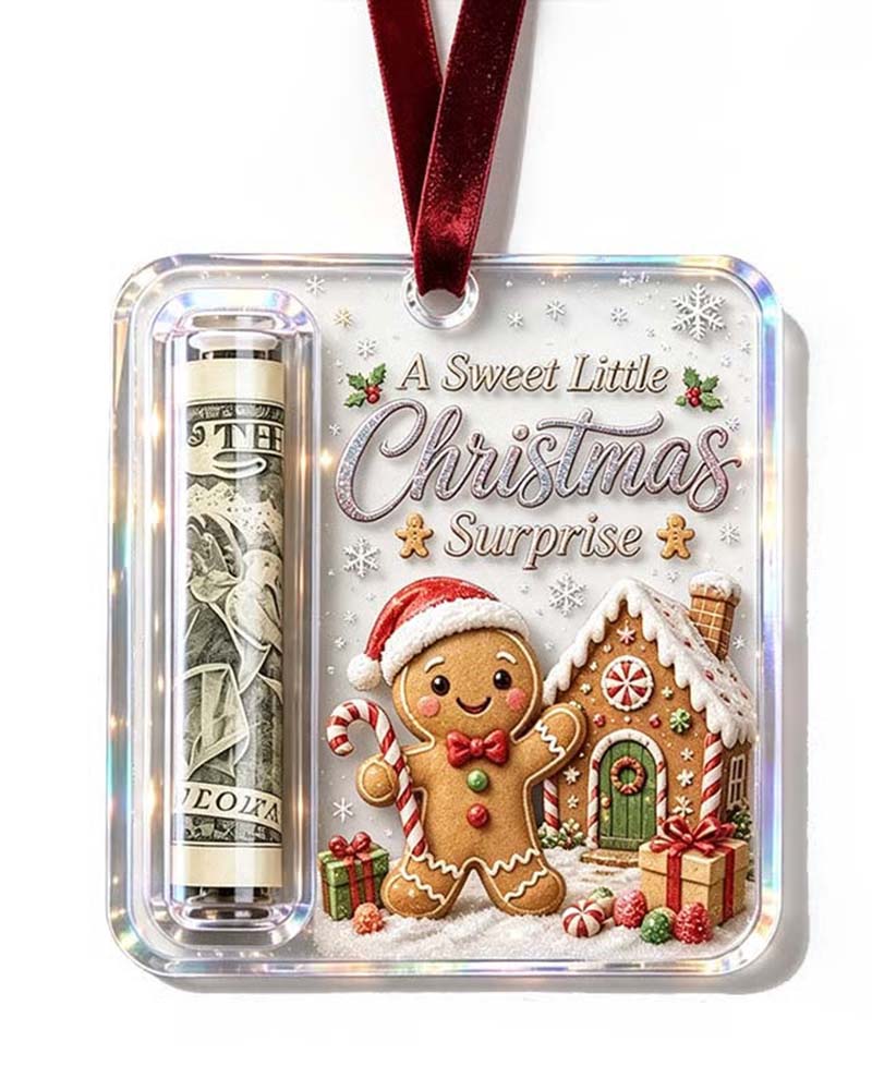 Christmas Cash Gift Ornament