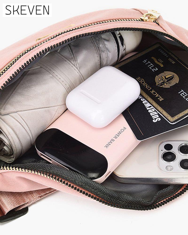 Einfache, einfarbige Schultertasche