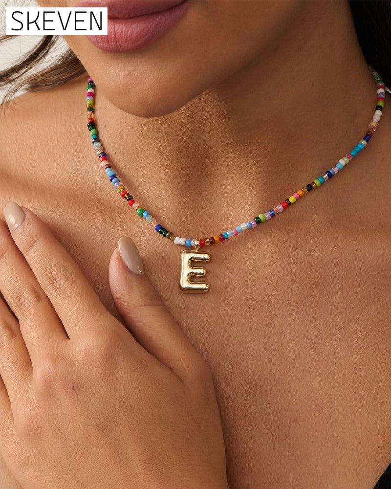 🔥 Farbenfrohe Boho-Halskette für Damen