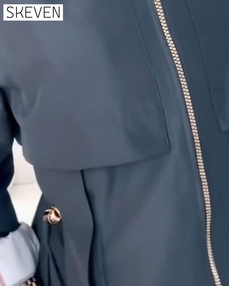 Kapuzenjacke Trenchcoat
