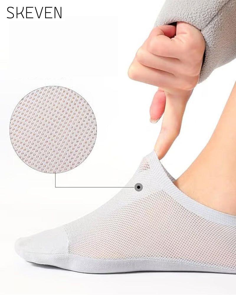 Ultra Thin Liner Socks Non Slip ComBed Cotton No Show Socks