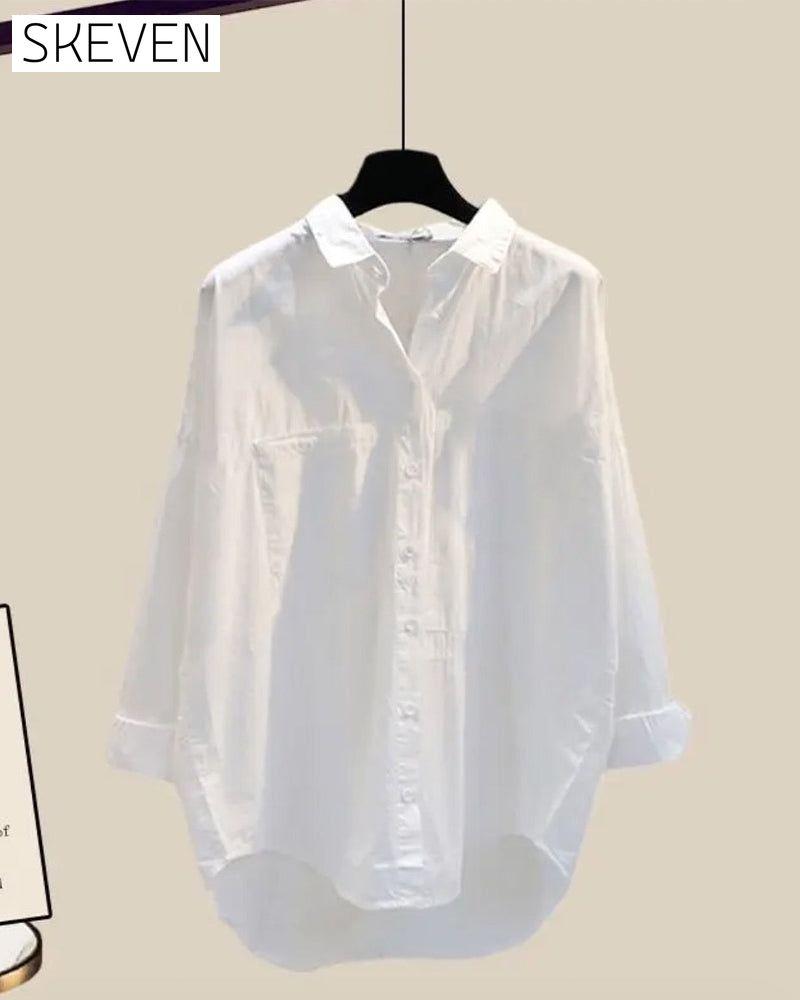 Ensemble trois pièces en croix, couleur unie