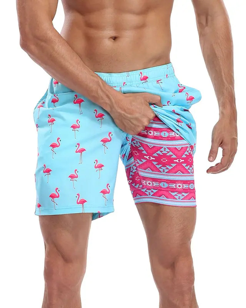 Men's Clothing Quick Dry Athletic Swimming Shorts