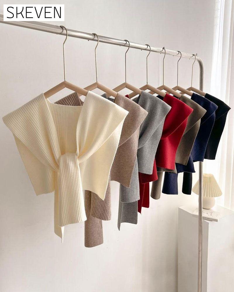 Casual Versatile Solid Color Shawl Scarf For Women