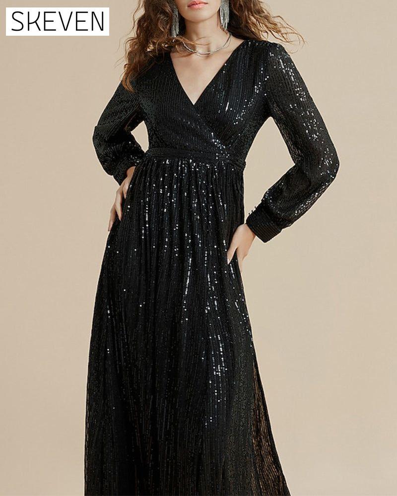 Sequined and elegant dress