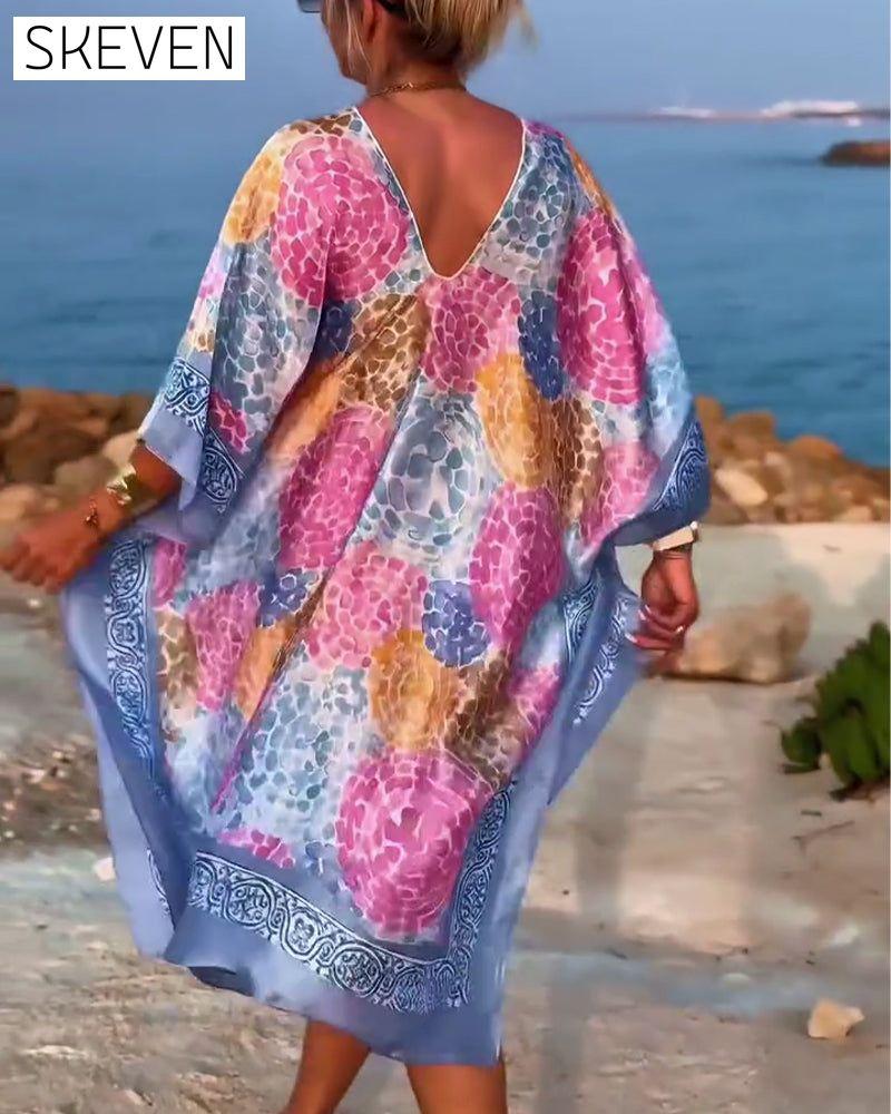 Resort Print Swimsuit Cover Up