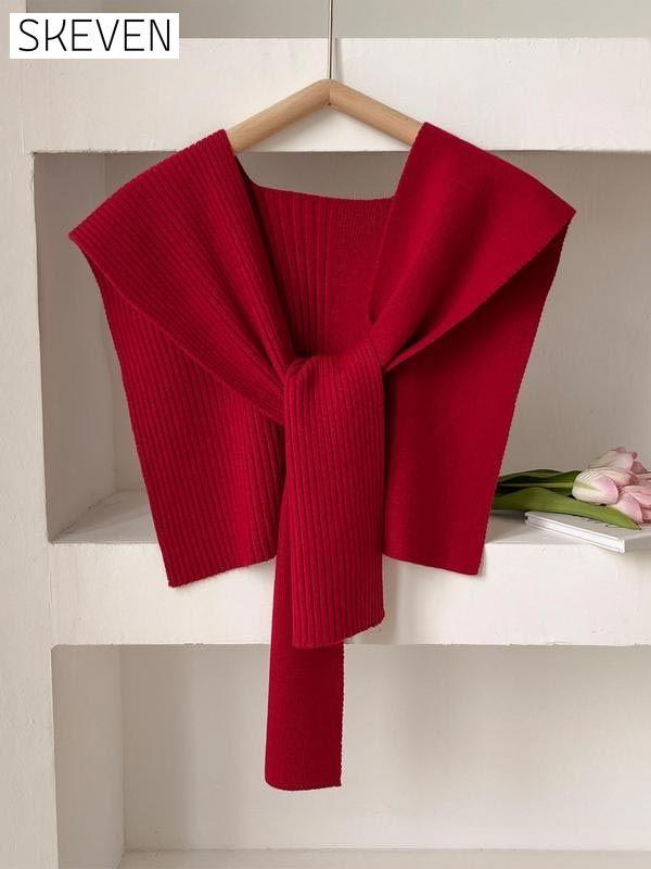 Casual Versatile Solid Color Shawl Scarf For Women