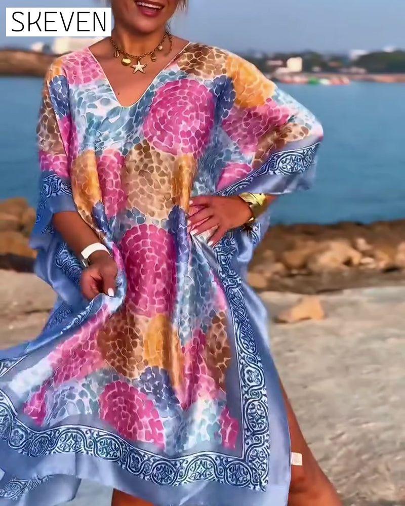 Resort Print Swimsuit Cover Up