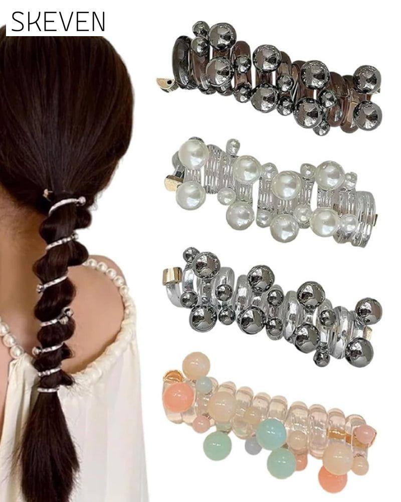 Élastiques à cheveux spiralés souples et élastiques qui n'abîment pas les cheveux