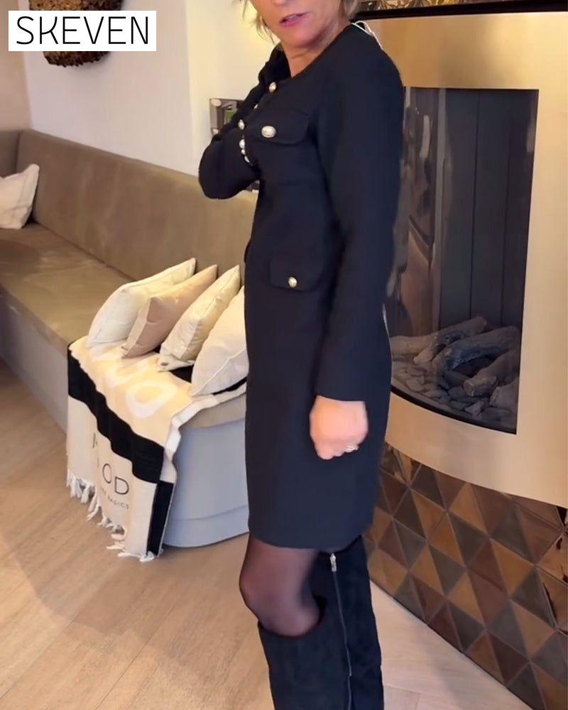 Elegant And Slim Chanel Style Dress